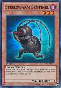 Steelswarm Sentinel - Hidden Arsenal 6: Omega Xyz (HA06) #HA06-EN014 - Super Rare YuGiOh Trading Card
