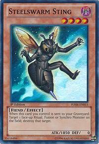 Steelswarm Sting - Hidden Arsenal 6: Omega Xyz YuGiOh trading card