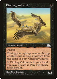Circling Vultures - Weatherlight (WTH) #64 - Uncommon Magic: The Gathering Trading Card