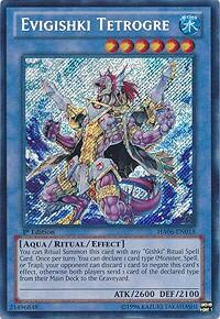 Evigishki Tetrogre - Hidden Arsenal 6: Omega Xyz (HA06) #HA06-EN018 - Secret Rare YuGiOh Trading Card