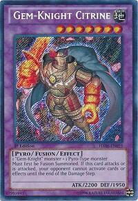 Gem-Knight Citrine - Hidden Arsenal 6: Omega Xyz (HA06) #HA06-EN019 - Secret Rare YuGiOh Trading Card