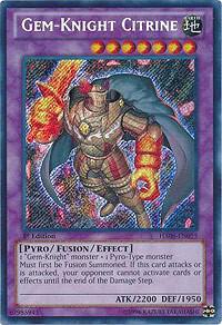 Gem-Knight Citrine - Hidden Arsenal 6: Omega Xyz YuGiOh trading card