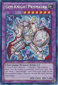 Gem-Knight Prismaura trading card from Hidden Arsenal 6: Omega Xyz Gem-Knight Prismaura - Hidden Arsenal 6: Omega Xyz YuGiOh trading card