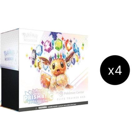 Prismatic Evolutions Pokemon Center Elite Trainer Box (Exclusive) Case - SV: Prismatic Evolutions Pokémon trading card