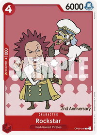 Rockstar - Emperors in the New World: 2nd Anniversary Tournament Cards (OP09 ANN) #OP09-016 - Common One Piece Trading Card