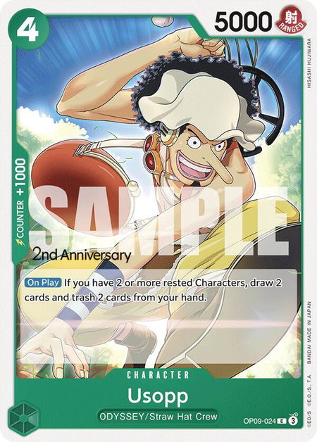 Usopp (024) - Emperors in the New World: 2nd Anniversary Tournament Cards One Piece trading card