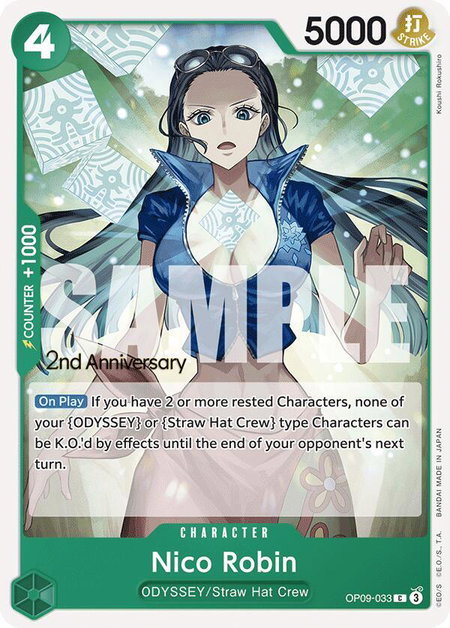 Nico Robin (033) - Emperors in the New World: 2nd Anniversary Tournament Cards One Piece trading card