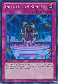 Infestation Ripples trading card from Hidden Arsenal 6: Omega Xyz Infestation Ripples - Hidden Arsenal 6: Omega Xyz YuGiOh trading card