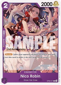 Nico Robin (071) - Emperors in the New World: 2nd Anniversary Tournament Cards (OP09 ANN) #OP09-071 - Common One Piece Trading Card