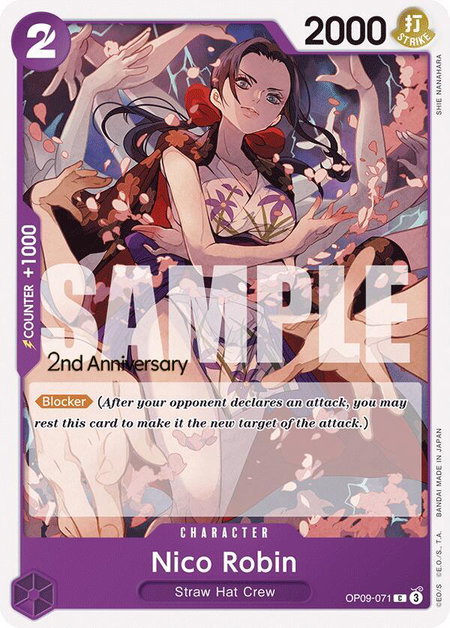 Nico Robin (071) - Emperors in the New World: 2nd Anniversary Tournament Cards One Piece trading card