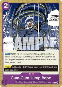 Gum-Gum Jump Rope - Emperors in the New World: 2nd Anniversary Tournament Cards (OP09 ANN) #OP09-079 - Common One Piece Trading Card