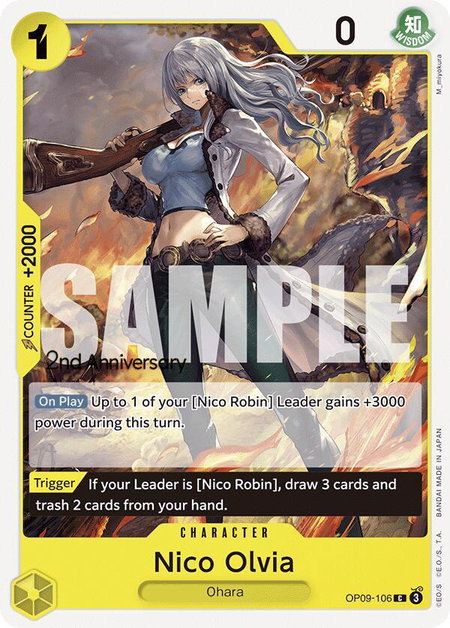 Nico Olvia - Emperors in the New World: 2nd Anniversary Tournament Cards One Piece trading card