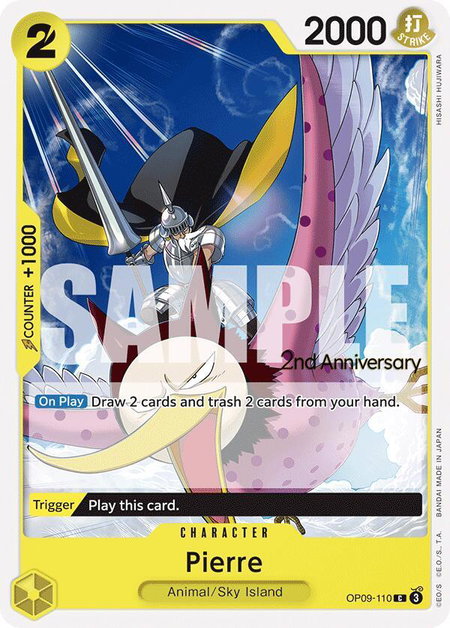 Pierre - Emperors in the New World: 2nd Anniversary Tournament Cards One Piece trading card