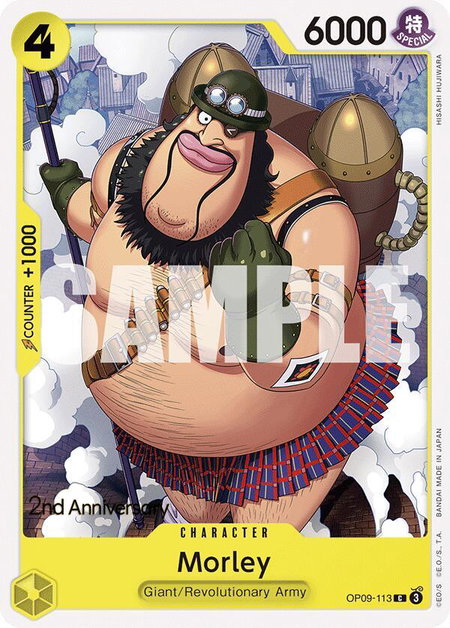 Morley - Emperors in the New World: 2nd Anniversary Tournament Cards One Piece trading card