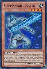 Gem-Knight Iolite - Hidden Arsenal 6: Omega Xyz (HA06) #HA06-EN032 - Super Rare YuGiOh Trading Card