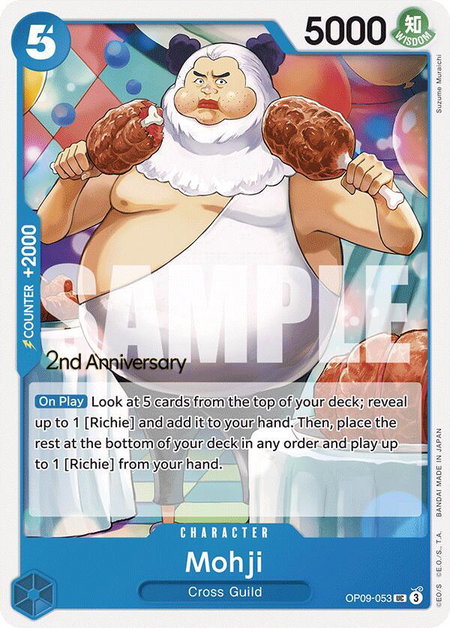 Mohji - Emperors in the New World: 2nd Anniversary Tournament Cards One Piece trading card