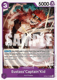 Eustass"Captain"Kid - Emperors in the New World: 2nd Anniversary Tournament Cards (OP09 ANN) #OP09-075 - Uncommon One Piece Trading Card