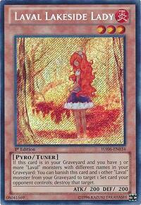 Laval Lakeside Lady - Hidden Arsenal 6: Omega Xyz (HA06) #HA06-EN034 - Secret Rare YuGiOh Trading Card