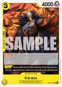 Karasu - Emperors in the New World: 2nd Anniversary Tournament Cards (OP09 ANN) #OP09-100 - Uncommon One Piece Trading Card
