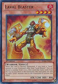 Laval Blaster - Hidden Arsenal 6: Omega Xyz (HA06) #HA06-EN036 - Super Rare YuGiOh Trading Card
