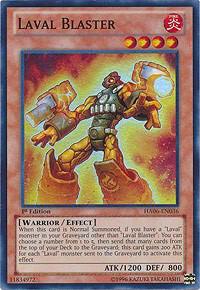 Laval Blaster - Hidden Arsenal 6: Omega Xyz YuGiOh trading card