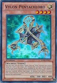 Vylon Pentachloro - Hidden Arsenal 6: Omega Xyz (HA06) #HA06-EN037 - Super Rare YuGiOh Trading Card