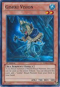 Gishki Vision - Hidden Arsenal 6: Omega Xyz (HA06) #HA06-EN040 - Super Rare YuGiOh Trading Card