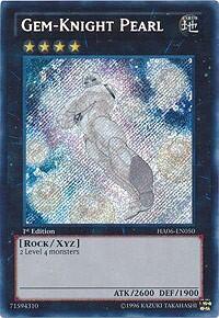 Gem-Knight Pearl - Hidden Arsenal 6: Omega Xyz (HA06) #HA06-EN050 - Secret Rare YuGiOh Trading Card