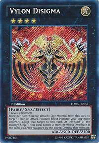 Vylon Disigma - Hidden Arsenal 6: Omega Xyz (HA06) #HA06-EN052 - Secret Rare YuGiOh Trading Card