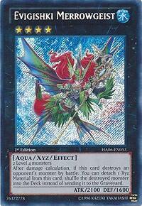 Evigishki Merrowgeist - Hidden Arsenal 6: Omega Xyz (HA06) #HA06-EN053 - Secret Rare YuGiOh Trading Card