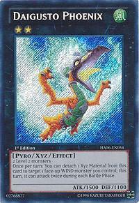 Daigusto Phoenix trading card from Hidden Arsenal 6: Omega Xyz Daigusto Phoenix - Hidden Arsenal 6: Omega Xyz YuGiOh trading card