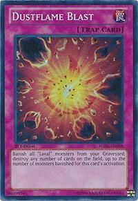 Dustflame Blast - Hidden Arsenal 6: Omega Xyz (HA06) #HA06-EN058 - Super Rare YuGiOh Trading Card