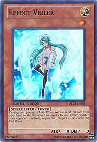 Effect Veiler trading card from Order of Chaos Effect Veiler - Order of Chaos YuGiOh trading card