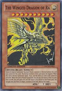 The Winged Dragon of Ra - Order of Chaos YuGiOh trading card