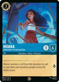 Moana - Adventurer of Land and Sea - Disney Lorcana Promo Cards (DLPC) #26 - Promo Disney Lorcana Trading Card