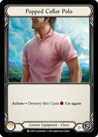 Popped Collar Polo - LSS015 - Flesh and Blood: Promo Cards (PR) #LSS015 - Promo Flesh and Blood Trading Card