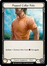Popped Collar Polo - LSS016 - Flesh and Blood: Promo Cards (PR) #LSS016 - Promo Flesh and Blood Trading Card