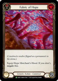 Fabric of Hope // Hope Merchant's Hood - LSS012 - Flesh and Blood: Promo Cards (PR) #LSS012 - Promo Flesh and Blood Trading Card