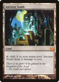 Ancient Tomb - From the Vault: Realms (V12) #1 - Mythic Magic: The Gathering Trading Card