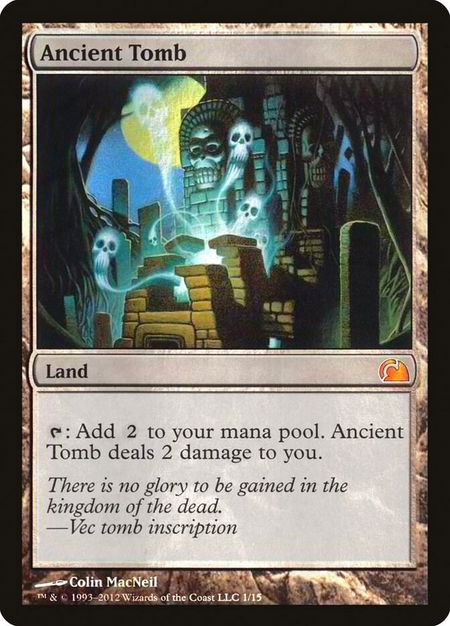 Ancient Tomb - From the Vault: Realms Magic: The Gathering trading card