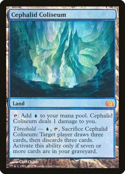 Cephalid Coliseum trading card from From the Vault: Realms Cephalid Coliseum - From the Vault: Realms Magic: The Gathering trading card