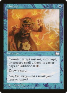 Disrupt - Weatherlight (WTH) #37 - Common Magic: The Gathering Trading Card