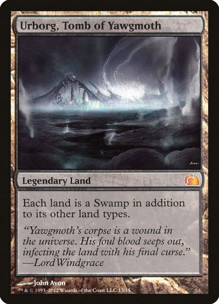 Urborg, Tomb of Yawgmoth - From the Vault: Realms Magic: The Gathering trading card