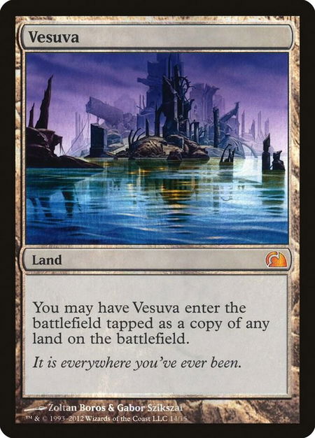 Vesuva - From the Vault: Realms Magic: The Gathering trading card