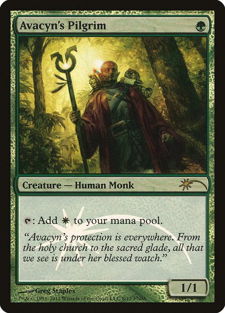 Avacyn's Pilgrim - FNM Promos Magic: The Gathering trading card