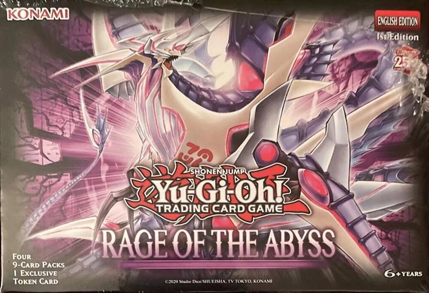 Rage of the Abyss Booster Box [1st Edition] Mini Box (Retail Exclusive) - Rage of the Abyss YuGiOh trading card