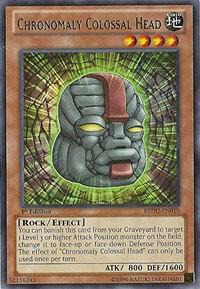 Chronomaly Colossal Head - Return of the Duelist YuGiOh trading card