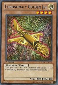 Chronomaly Golden Jet - Return of the Duelist YuGiOh trading card