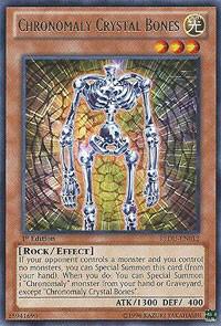 Chronomaly Crystal Bones - Return of the Duelist YuGiOh trading card