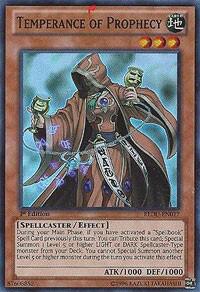 Temperance of Prophecy - Return of the Duelist YuGiOh trading card